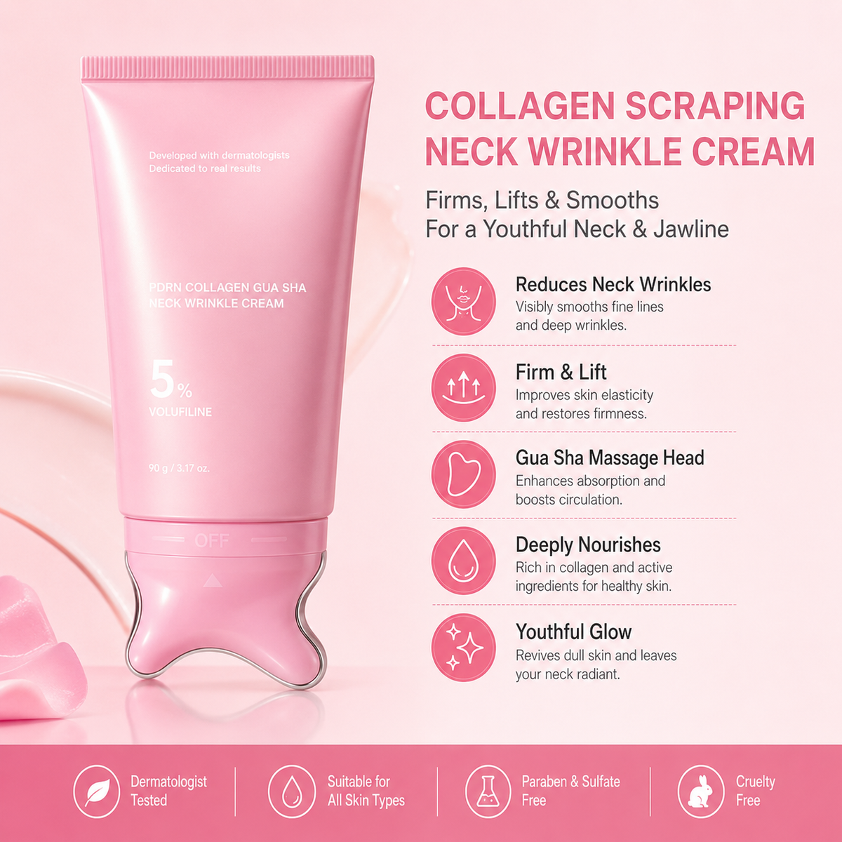 Nuvella Collagen Neck Wrinkle Cream
