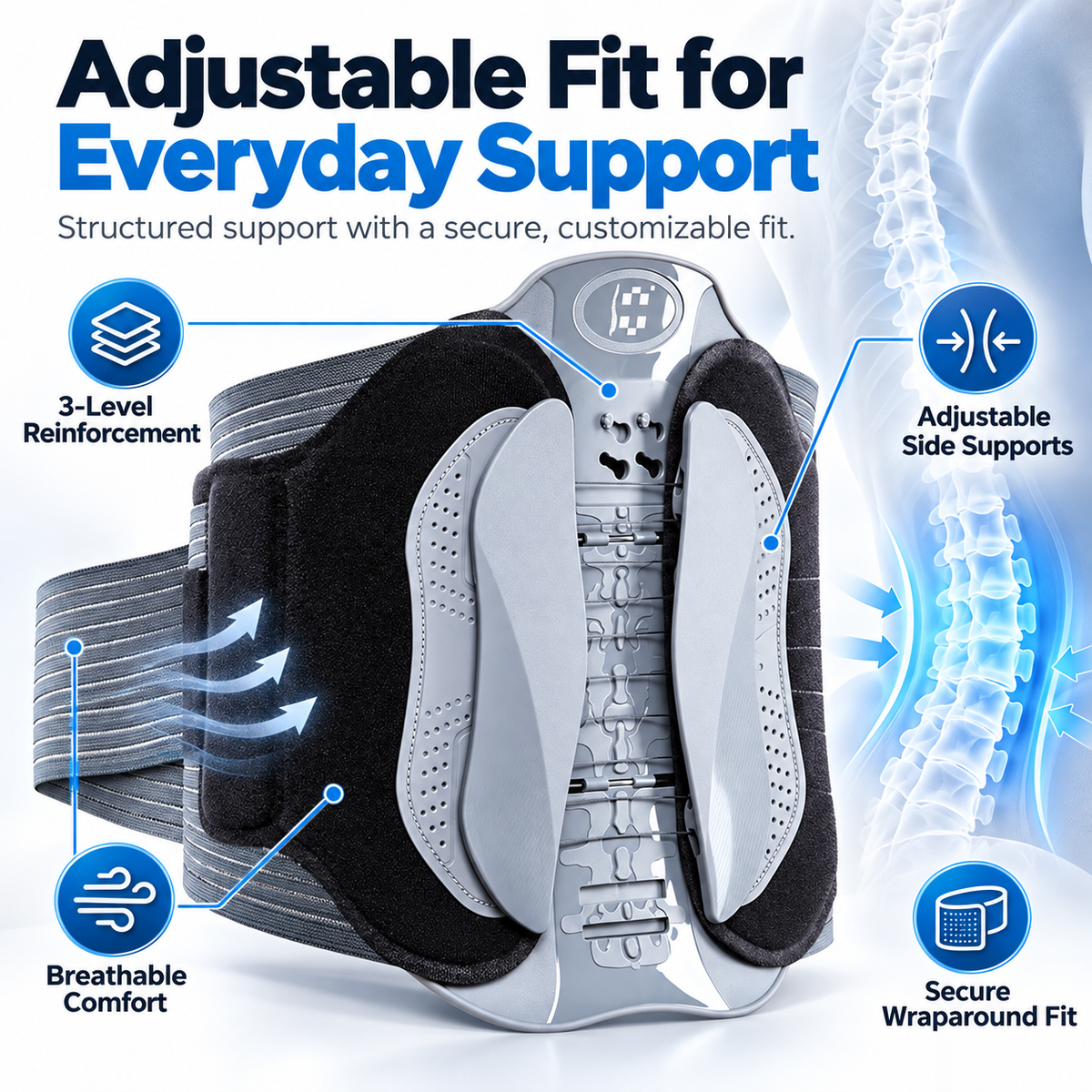 Spiora™ Lower Back Spinal support Belt