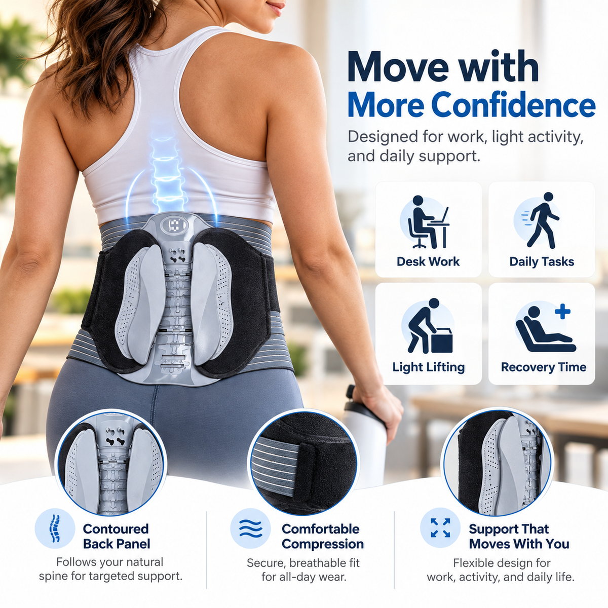 Spiora™ Lower Back Spinal support Belt