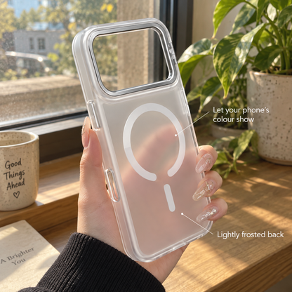 Matte Translucent iPhone Stand Cover