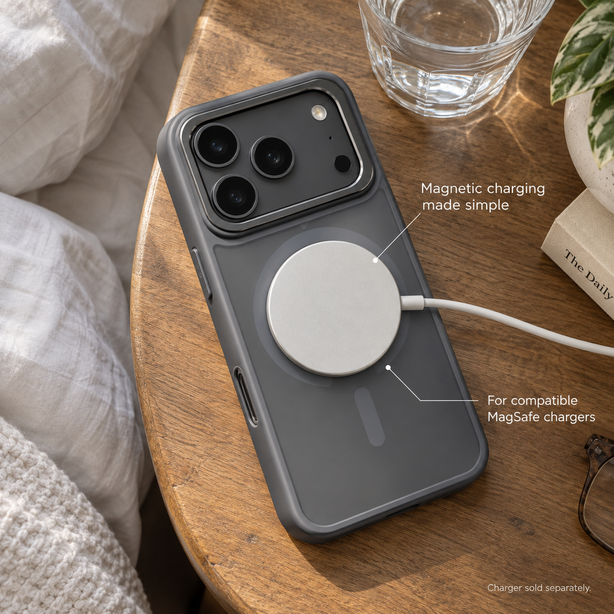 Matte Translucent iPhone Stand Cover
