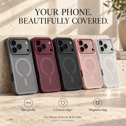 Matte Translucent iPhone Stand Cover