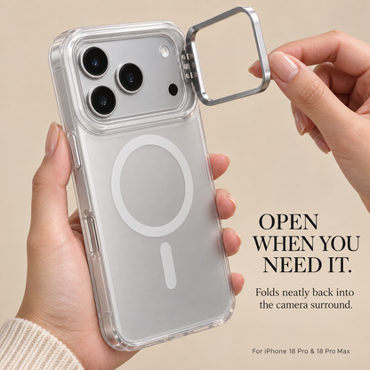 Matte Translucent iPhone Stand Cover