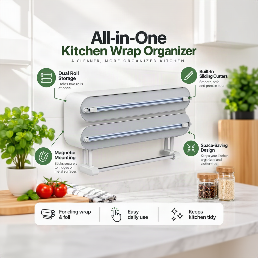 Wrapora™ 3-in-1 Kitchen Wrap Dispenser