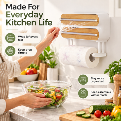 Wrapora™ 3-in-1 Kitchen Wrap Dispenser