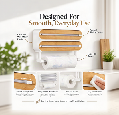 Wrapora™ 3-in-1 Kitchen Wrap Dispenser
