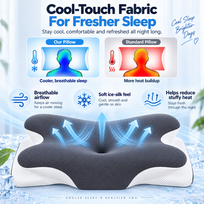 Ergonomic Cervical Memory Foam Pillow