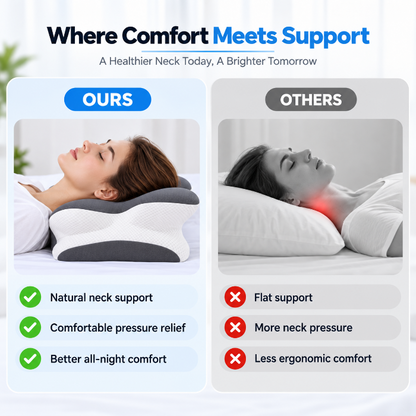 Ergonomic Cervical Memory Foam Pillow