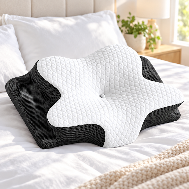 Ergonomic Cervical Memory Foam Pillow