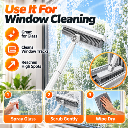 Mopiq™ 360° Cleaning brush with Long Handle