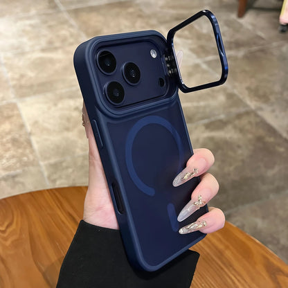 Matte Translucent iPhone Stand Cover