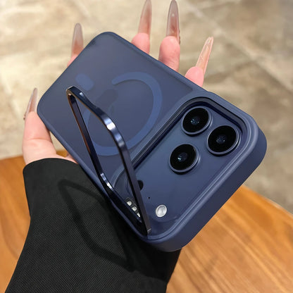 Matte Translucent iPhone Stand Cover