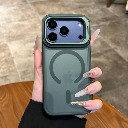Matte Translucent iPhone Stand Cover